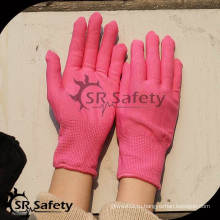 SRSAFETY 13 калибра розовый нейлон / полиэстер лучшие внутренние вкладыши перчатки